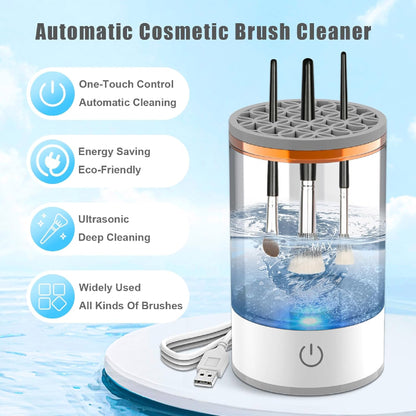 BrushClean Pro: Lavadora Automática de Brochas