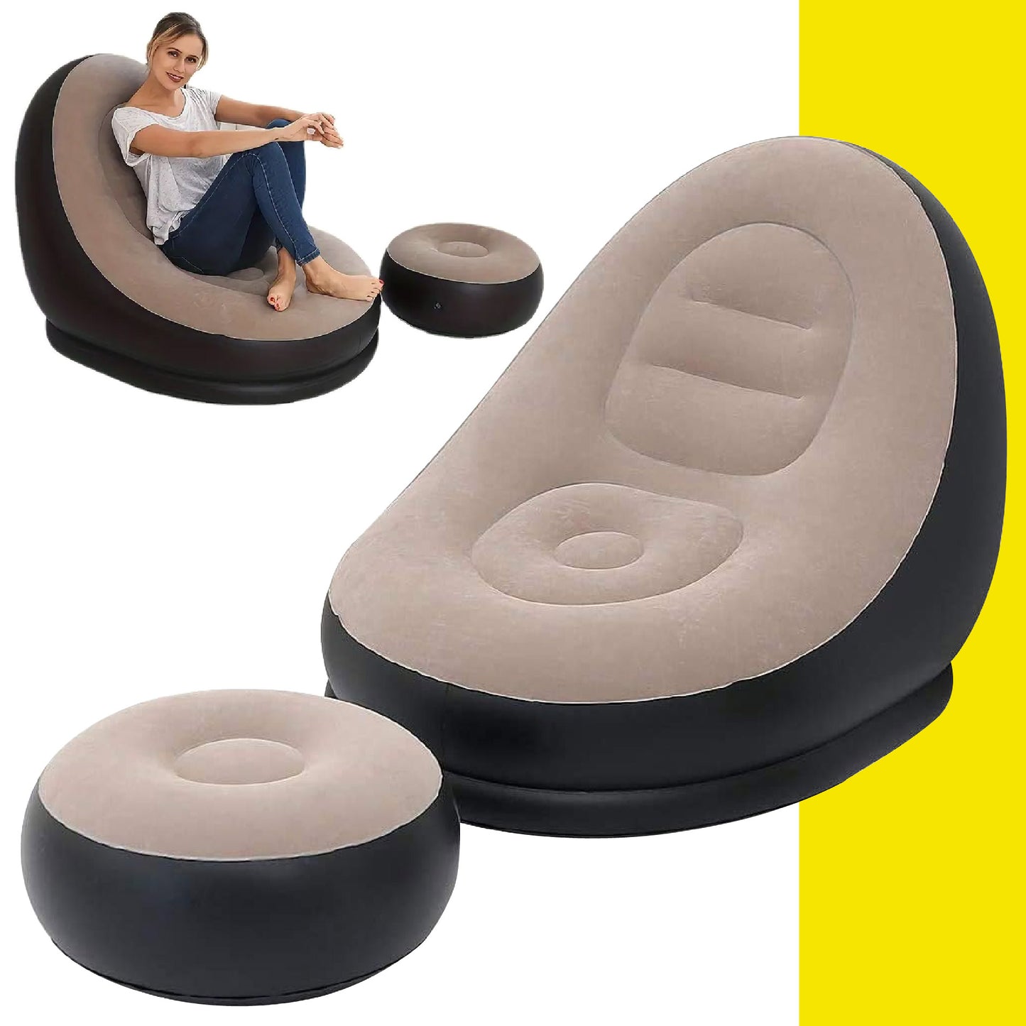 Sofá Inflable ComfortAir 2 en 1